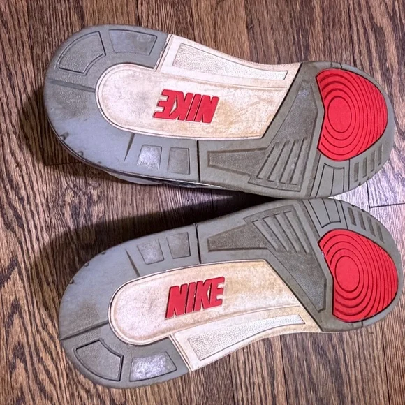 Nike Air Jordan 3 Retro OG "True Blue" in white leather Size 13 - Picture 8 of 11